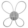 Decor Butterfly Ceiling 40W Tunable White DIM Remote Control Silver