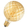 Vintage 1906 Big Globe 40 Filament Pine 4W 824 Gold E27