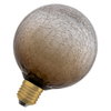 DECOR LED FLAT LAMP 3.5W 827 E27 Non-Dim  IN CRACKED GLASS ROUND BROWN