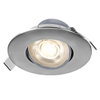 Spot Set Recess Adjustable 4.9W 830 36° Satin Nickel