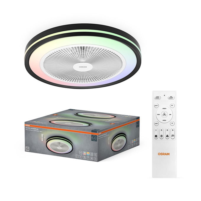 Ceiling Fan Murlan 490mm 43W CCT RGB