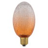DECOR LED FLAT LAMP 3.5W 827 E27 Non-Dim  IN CRACKED GLASS LONG ORANGE