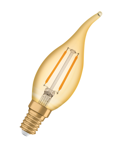 Vintage 1906 Classic BA 22 Filament 2.5W 824 Gold E14