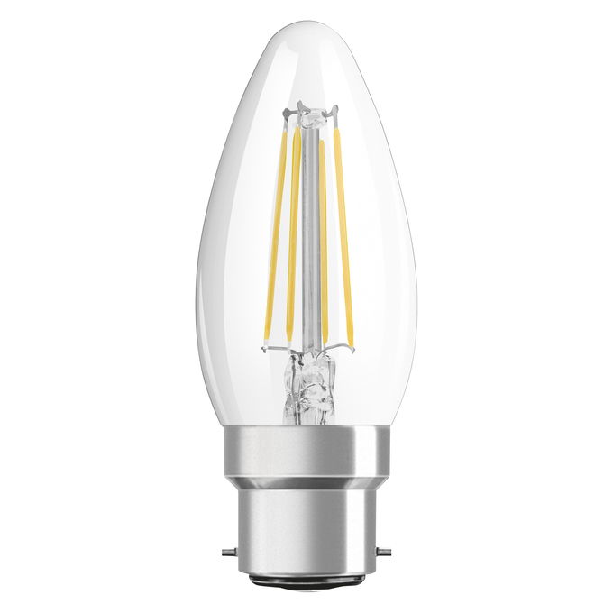 LED Classic B 40 Filament P 4W 827 Clear B22d
