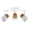 Decor Spot Cork GU10 White Spiral 3x3.4W 927 DIM
