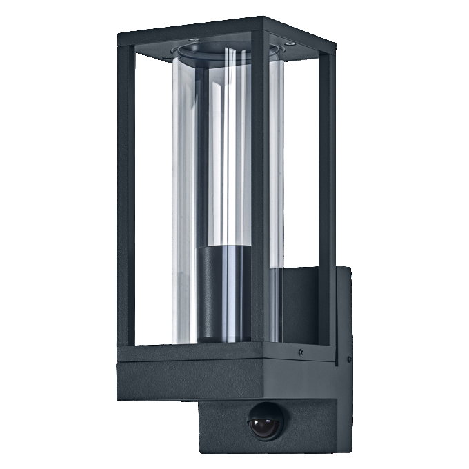 ENDURA Classic Frame Wall Sensor E27 IP54 Dark Grey