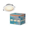 LED Downlight Set IP44 Dim Slim 120mm 8W Metal 830 White