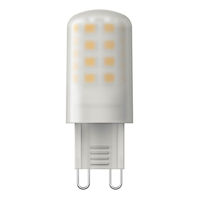 LED PIN 30 Glow DIM  3.2W 927 Frosted G9