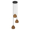 Decor Paper Drop Pendant Plate 3XE27 Beige