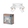 LED Spot Octagon GU10 White Plate 4x3.4W 927 DIM