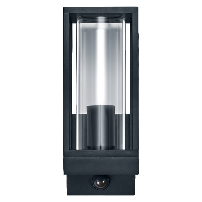 ENDURA Classic Frame Wall Sensor E27 IP54 Dark Grey