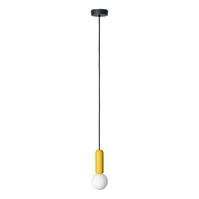 Decor Conrete Mic  Pendant 1XG9 Yellow