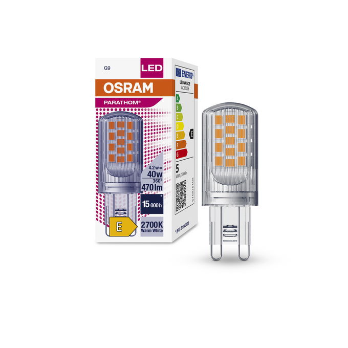 LED PIN 40 300° P 4.2W 827 Clear G9