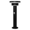 ENDURA Style Solar 40cm Post Sensor Double Circle 6W Black