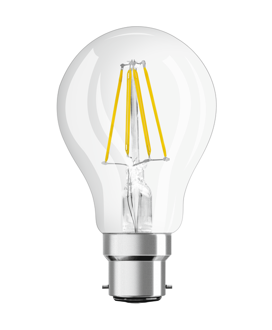 LED Star Classic A 40 Filament 4W 827 Clear B22d