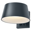 ENDURA  Style Solar Sensor Wall Brella IP54 Dark Grey