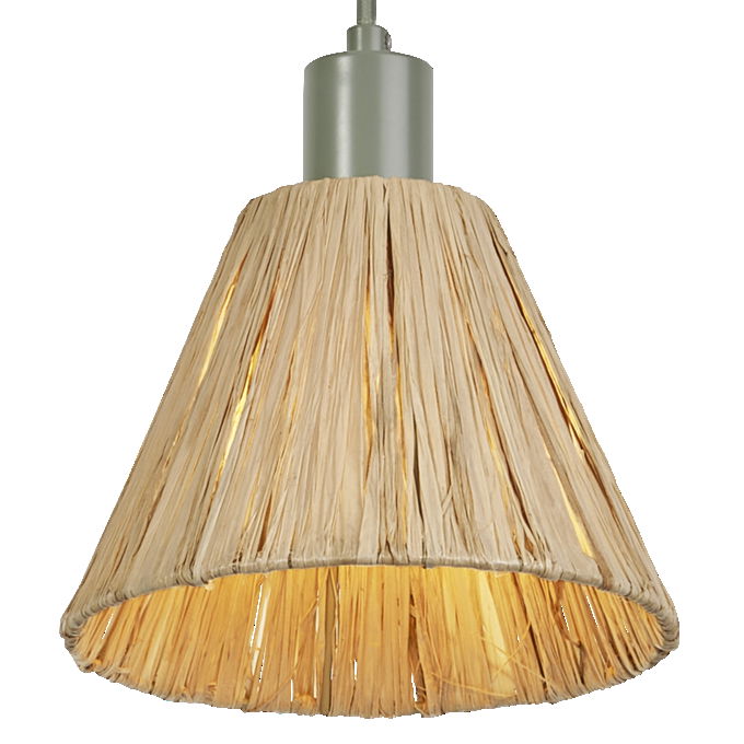 Decor Raffia Pendant 1XE27 Green