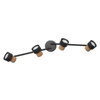 Decor Spot Cork GU10 Black 4x3.4W 927 DIM