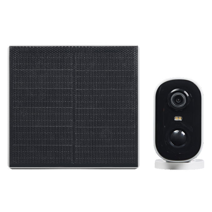 SMART+ WIFI Outdoor Camera Battery Solar White