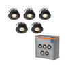 LED Mini Spot Set 6W 830 120° Black