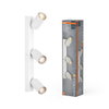 LED Spot Octagon GU10 White 3x3.4W 927 DIM