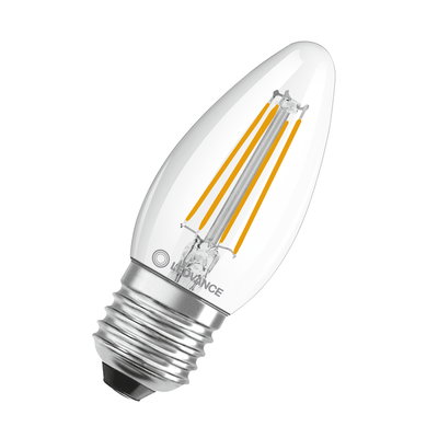 LED Classic B 40 Filament P 4W 827 Clear E27