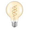 Vintage 1906 Globe 80 60 Spiral Filament DIM 8W 922 Gold E27