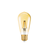 Vintage 1906 Edison 35 Filament 4W 824 Gold E27