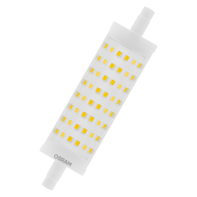 LED Line 118 125 300° DIM 15W 827 Clear R7s