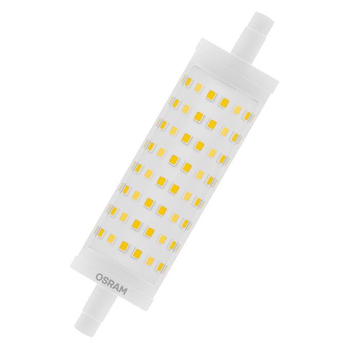 LED Line 118 125 300° DIM 15W 827 Clear R7s