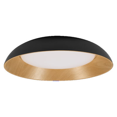 Orbis Alva 505MM 36W 830 Click DIM Black and Wood Decor