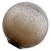 DECOR LED FLAT LAMP 3.5W 827 E27 Non-Dim  IN CRACKED GLASS ROUND BROWN
