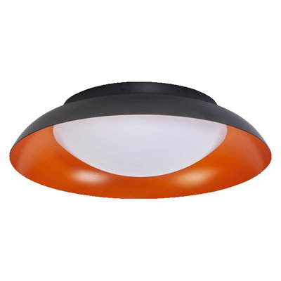 Orbis Plate 310MM 19W 830 Click DIM Black and Orange