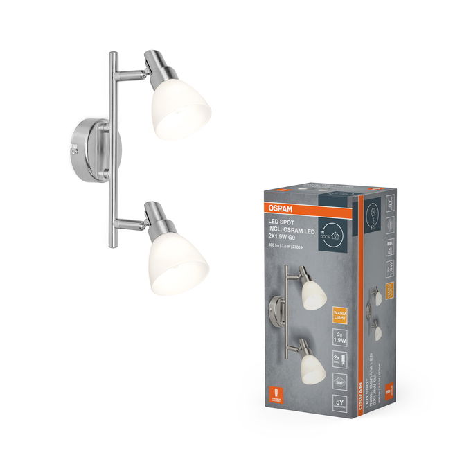 LED Spot G9 2 x 1.9W 2700K