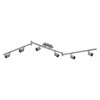 LED Spot Cylinder Duo 6xGU10 Brushed Nickel
