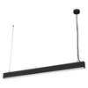 Office Line Cuboid Suspended 42W 840 DIM Black