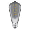 Vintage 1906 Edison 30 Filament DIM 7.8W 818 Smoke E27