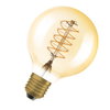 Vintage 1906 Globe 80 48 Filament DIM 7W 822 Gold E27