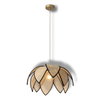 Decor Rattan Lotus Pendant 480 E27 Brown