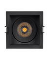 SPOT SQUARE DK ADJ 8 W 3000 K BK