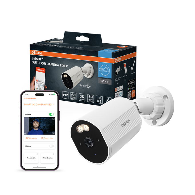 SMART+ WIFI Outdoor Camera Fixed White