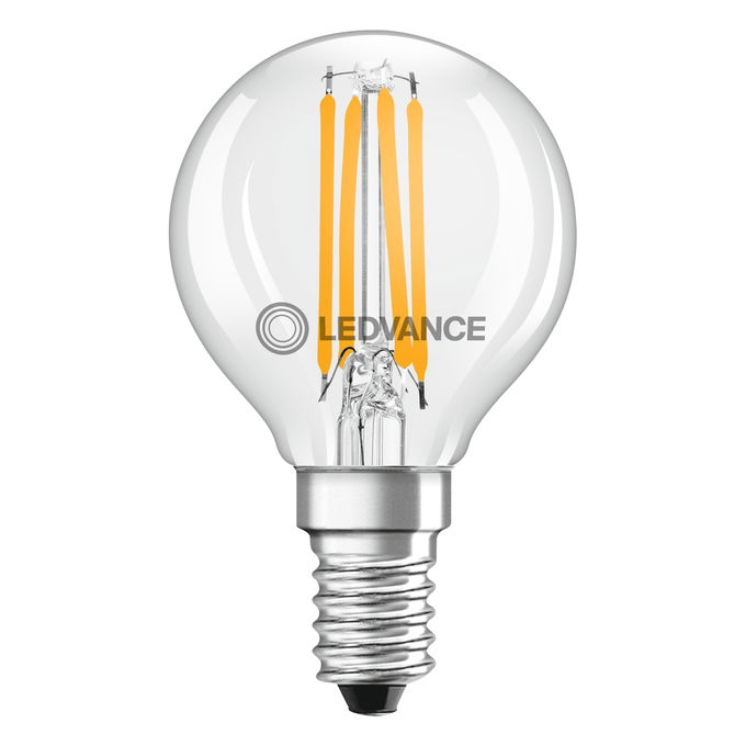 LED Classic P 40 Filament P 4W 827 Clear E14