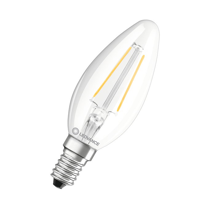 LED Classic B 25 Filament P 2.5W 827 Clear E14
