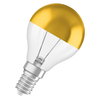LED SUPERSTAR CLASSIC P 35 COB 3.4W 827 Mirror gold E14