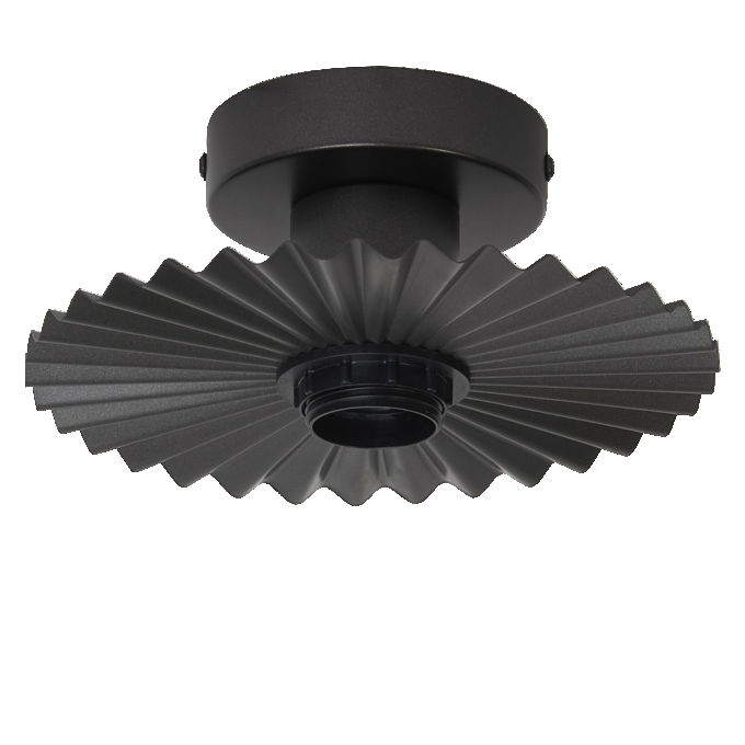 Decor Plissee Ceiling E27 Dark Grey