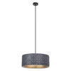 Decor Felt Weaving Pendant 480 mm 3XE27 Dark Grey