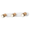 LED Spot Brick 3xGU10 White and Wood