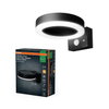 ENDURA Style Solar Wall Sensor Single Circle 6W Black
