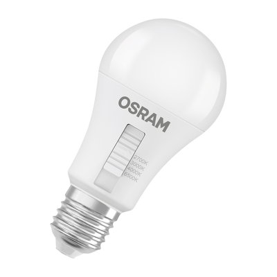 LED CLASSIC A60 DIM CCT SELECT 8.8W 827/830/840/865 FROSTED E27
