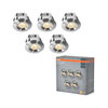 LED Mini Spot Set 6W 830 120° Satin Nickel